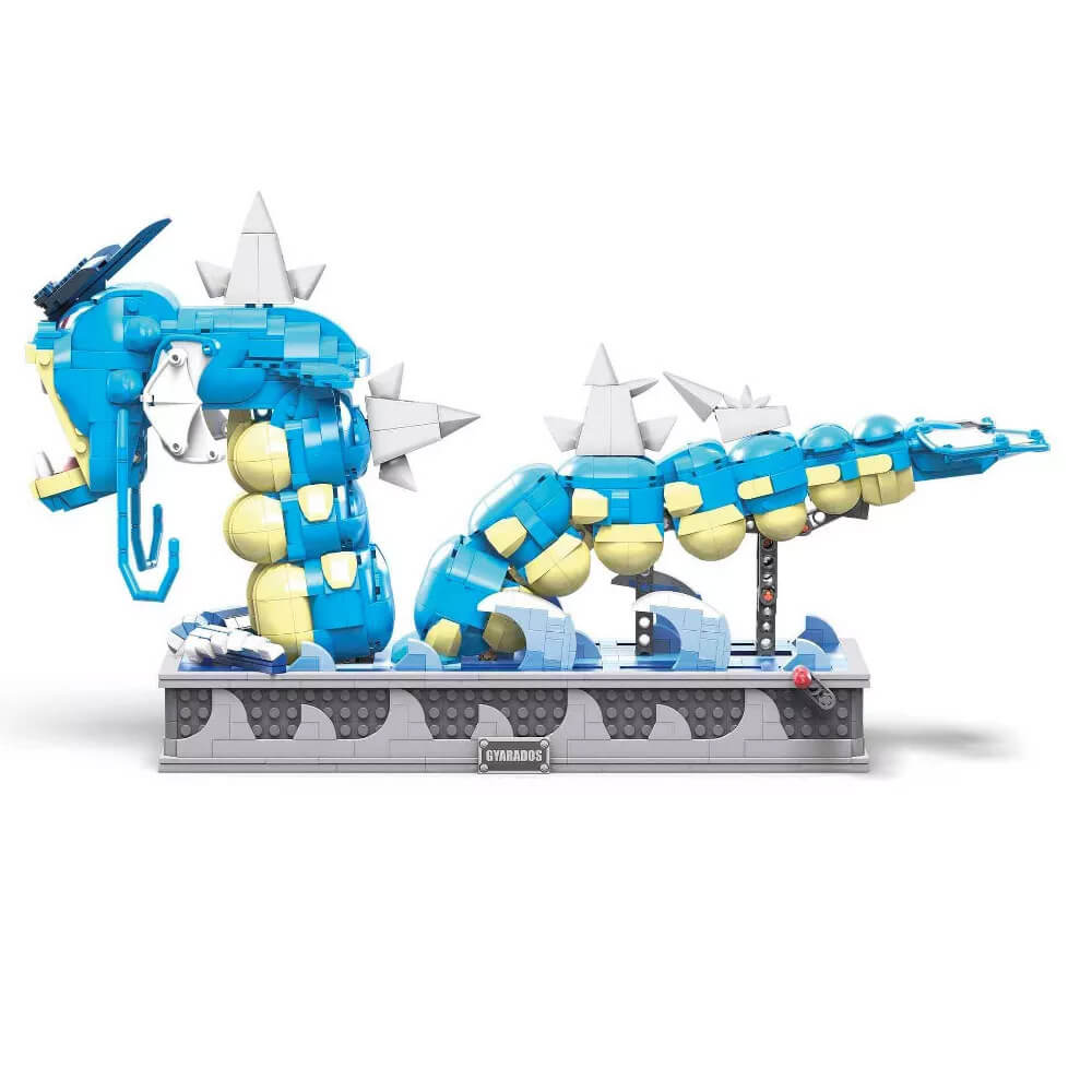 MEGA Pokémon Motion Gyarados Mechanized 2188 Piece Building Kit side view