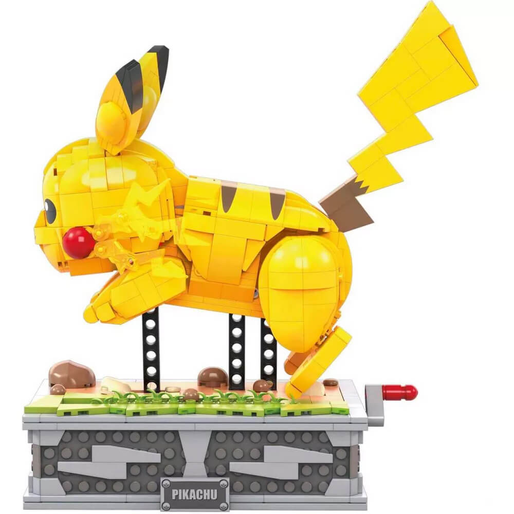 MEGA Pokémon Motion Pikachu Mechanized 1092 Piece Building Kit side view
