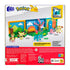 Back of Mega Pokémon Park Scene box shows Ivysaur with colorful brick-built park, connectable playsets, and additional characters like Pichu, Meowth, and Mime Jr. displayed.