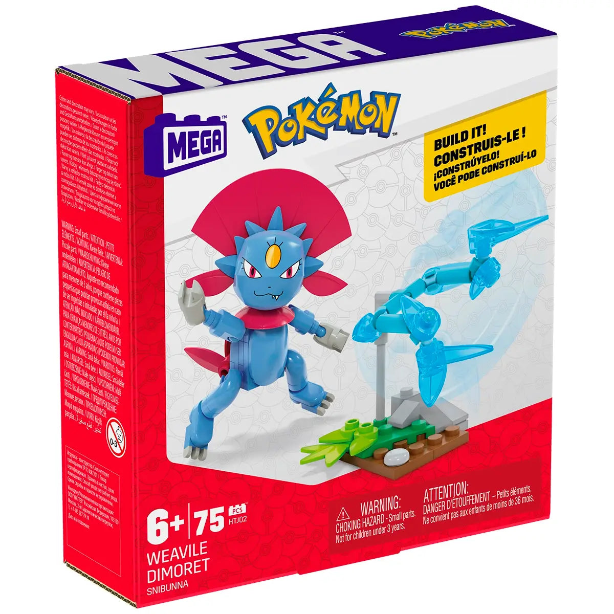 MEGA Pokemon Weavile Building Set