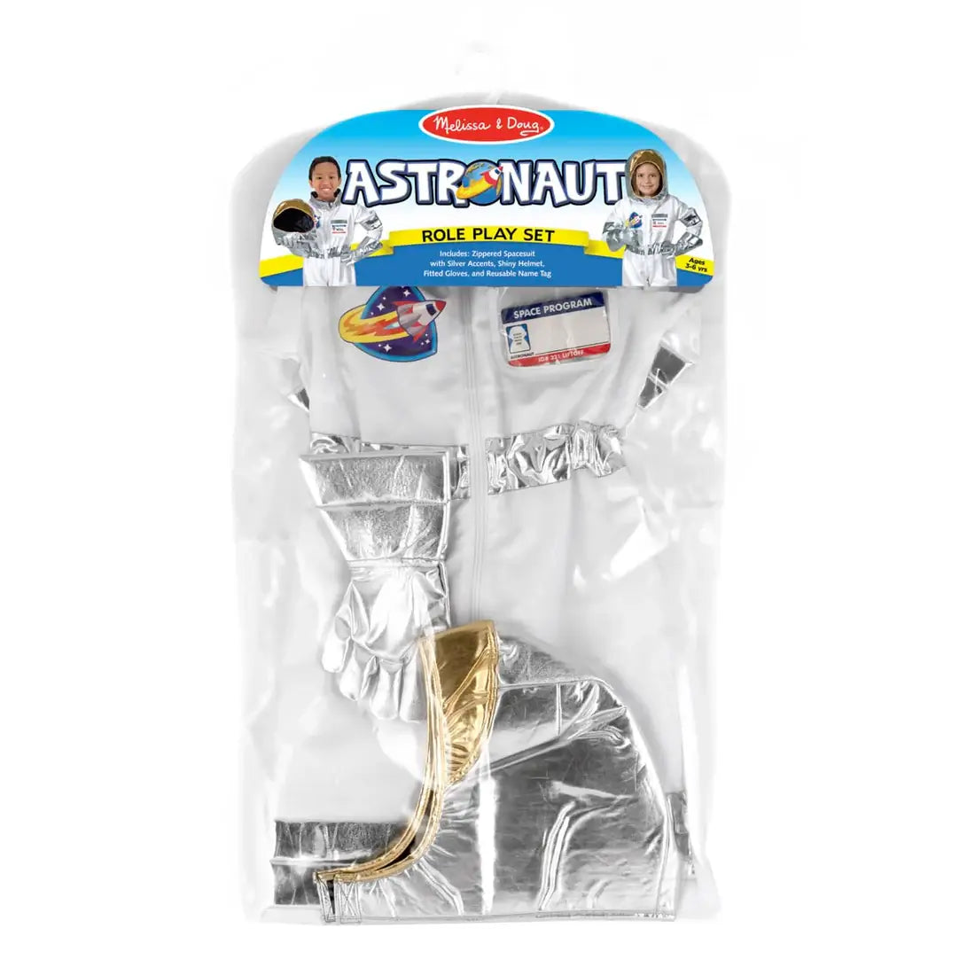 Melissa and Doug Astronaut Role Play Costume Set