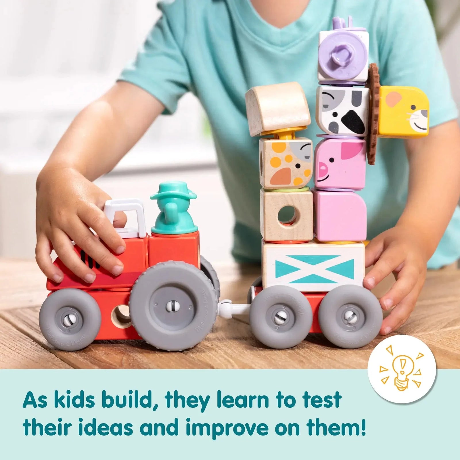 Melissa and Doug Blockables Farm Play Set