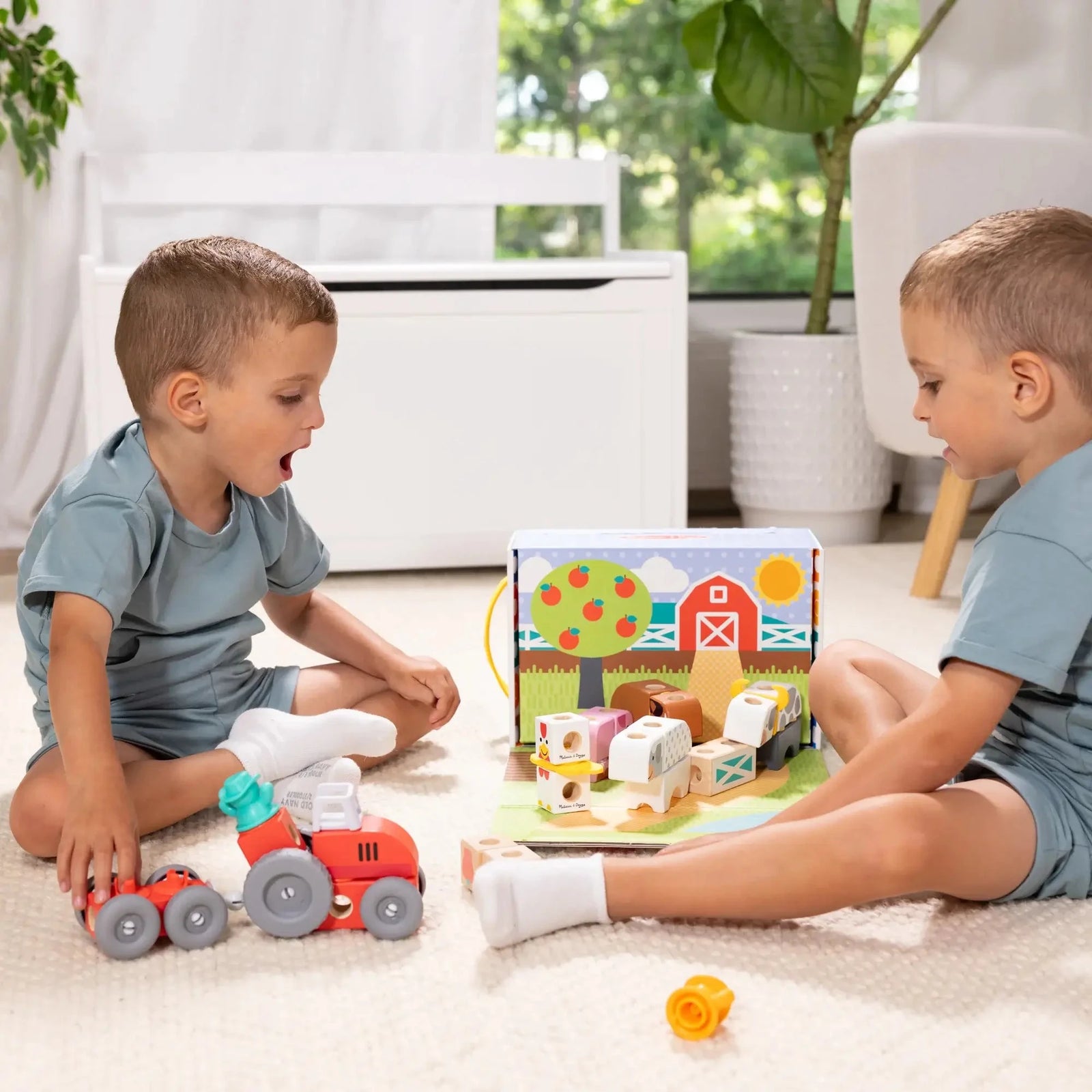 Melissa and Doug Blockables Farm Play Set