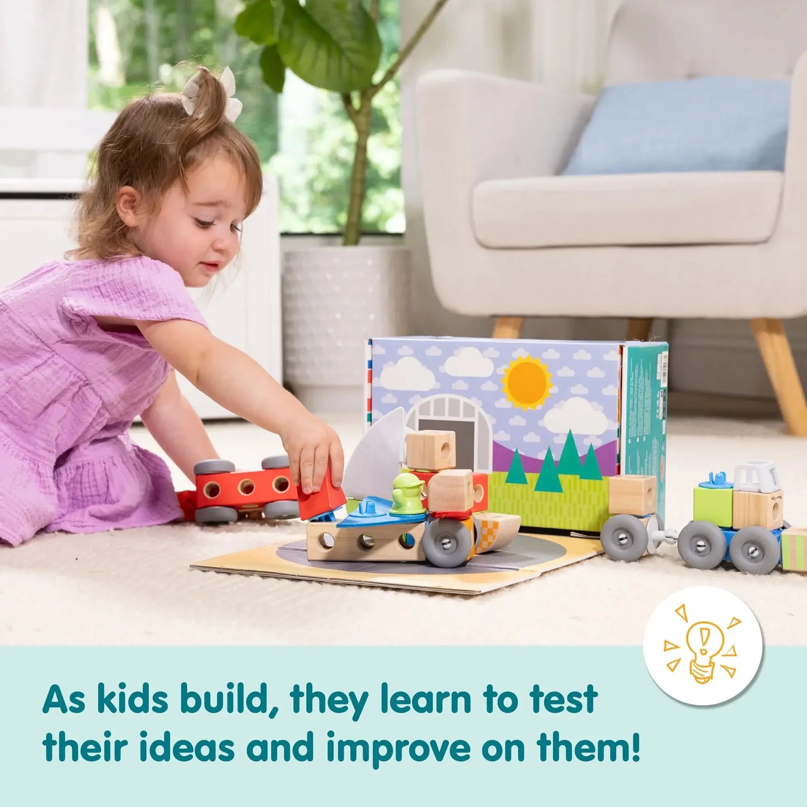 Melissa and Doug Blockables Vehicles Play Set