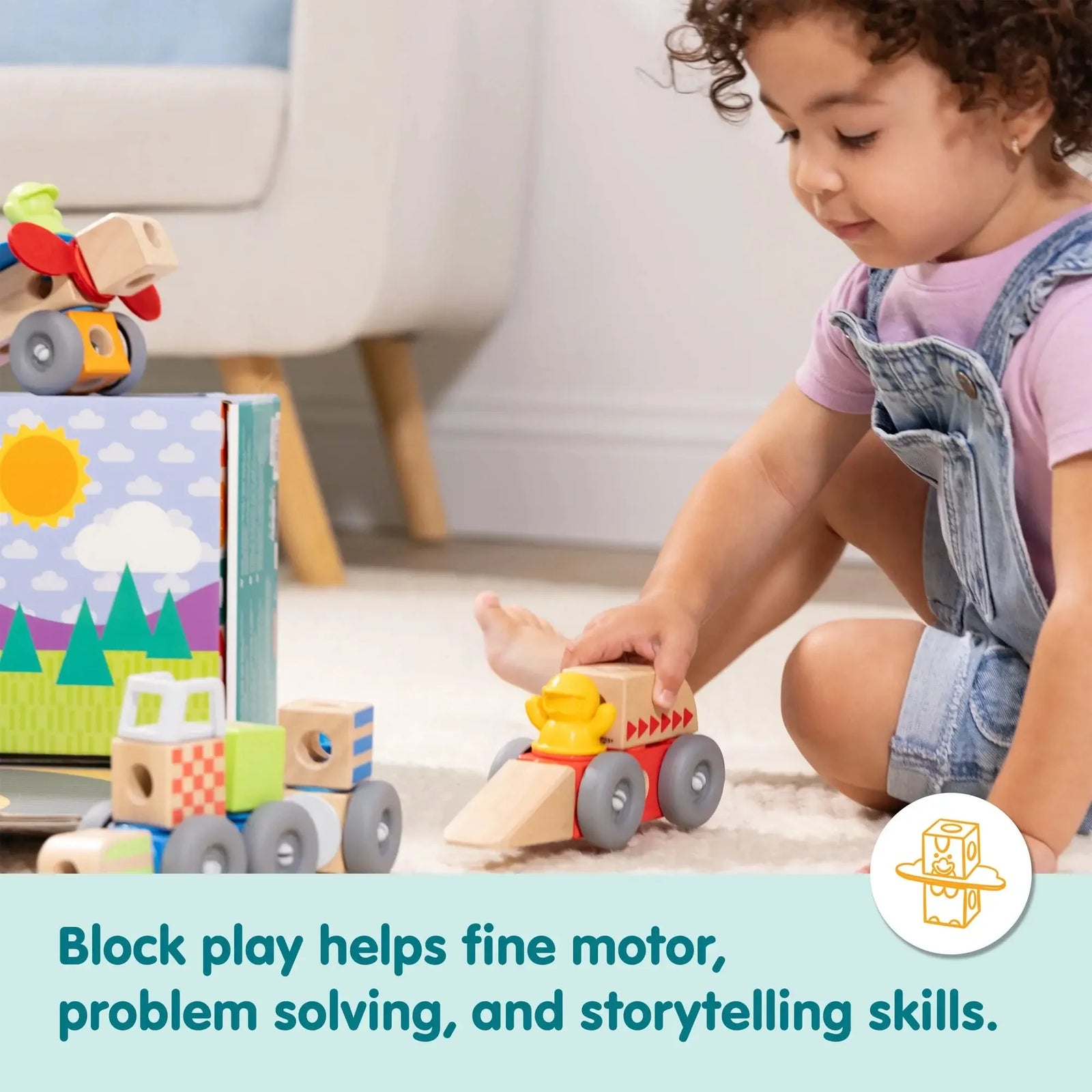 Melissa and Doug Blockables Vehicles Play Set