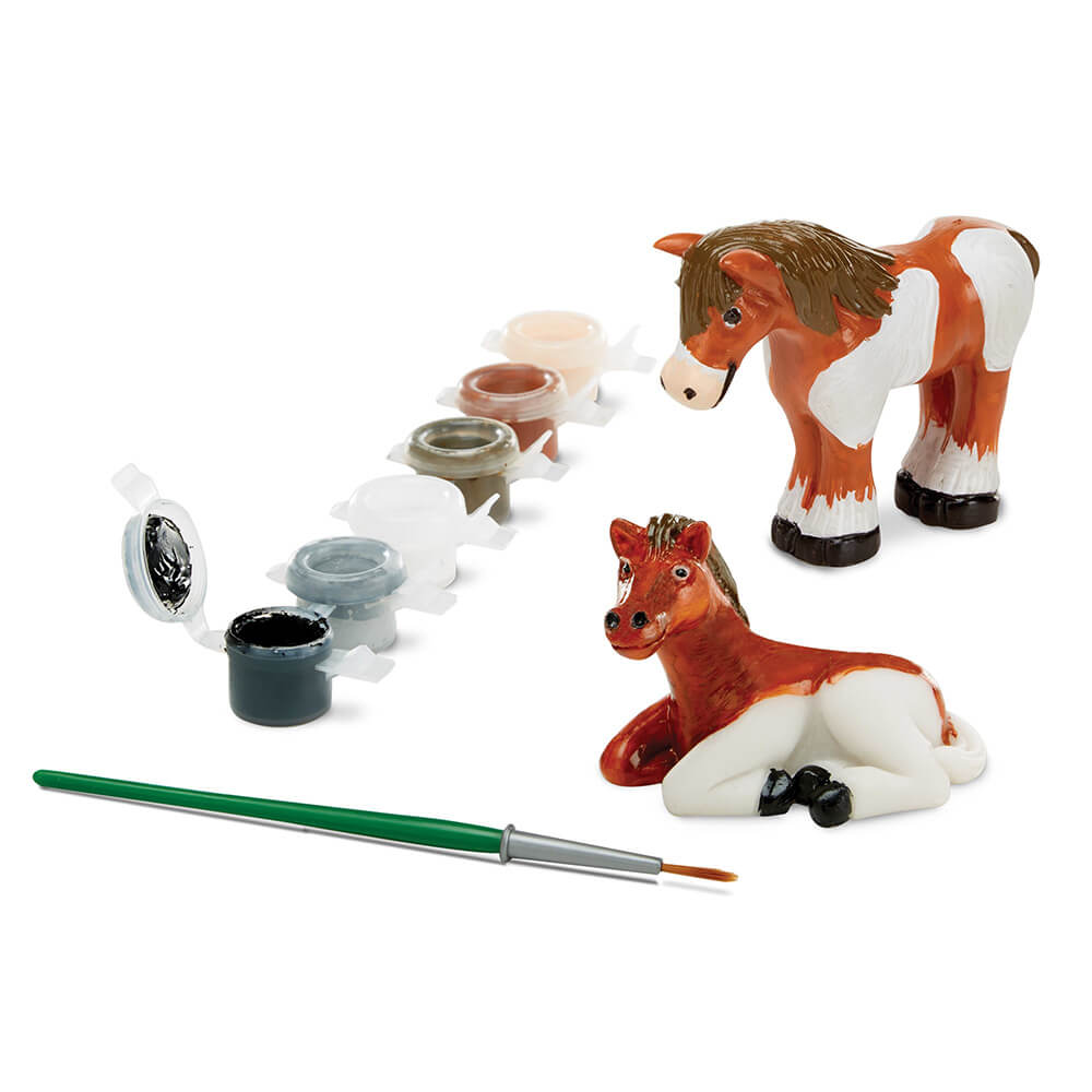 Painted horse from Melissa and Doug Created by Me! Horse Figurines Craft Kit