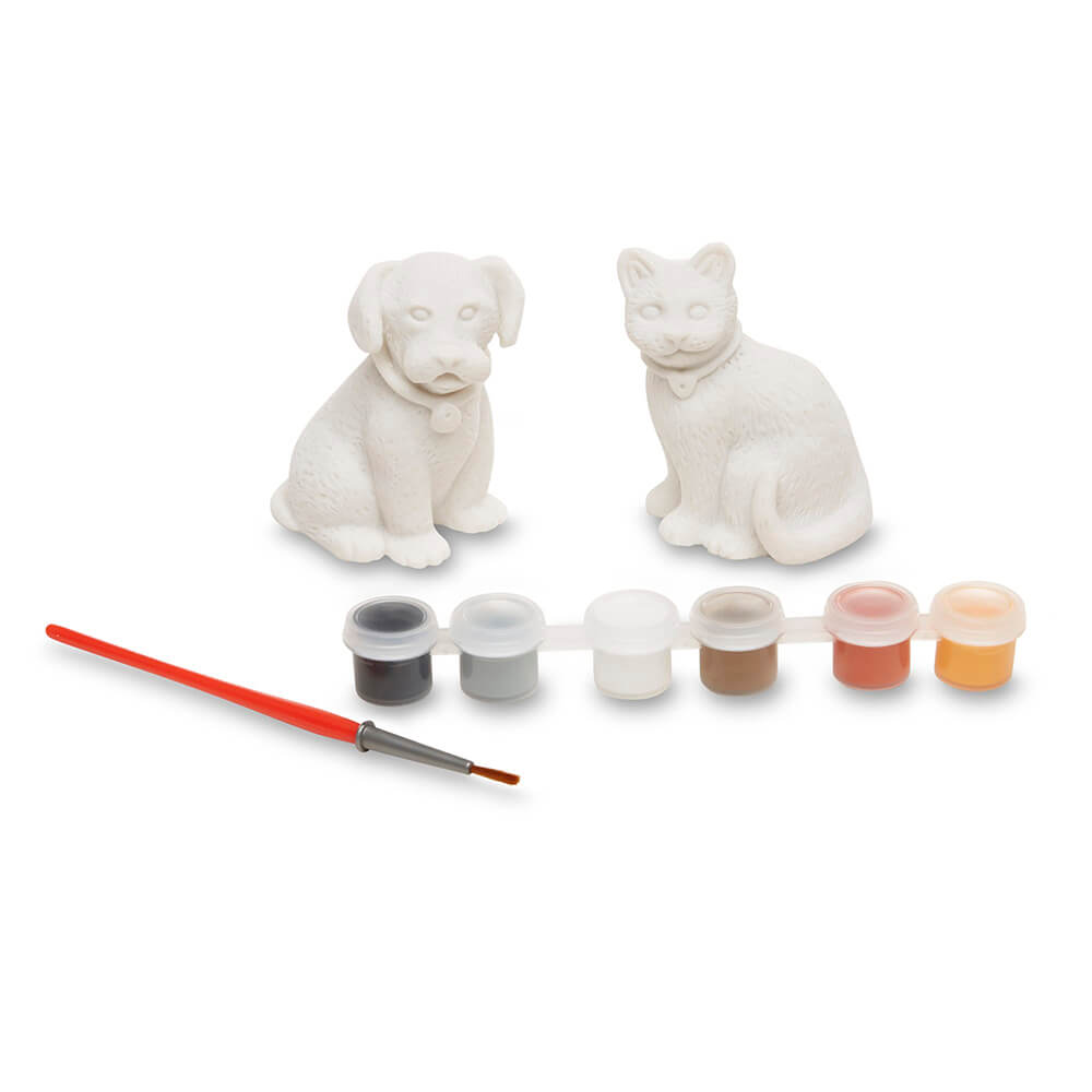 Contents of pack of the Melissa and Doug Created by Me! Pet Figurines Craft Kit