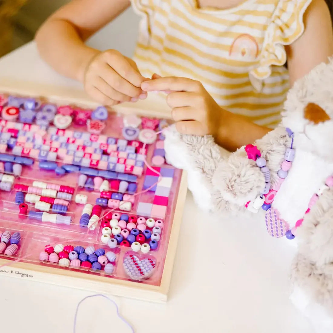 Melissa and Doug Created by Me! Sparkle and Shimmer Beads Deluxe Kit