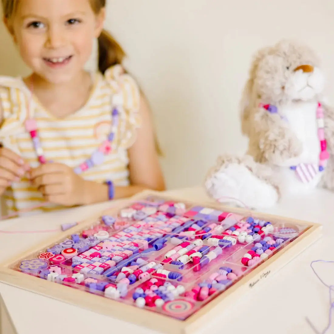 Melissa and Doug Created by Me! Sparkle and Shimmer Beads Deluxe Kit