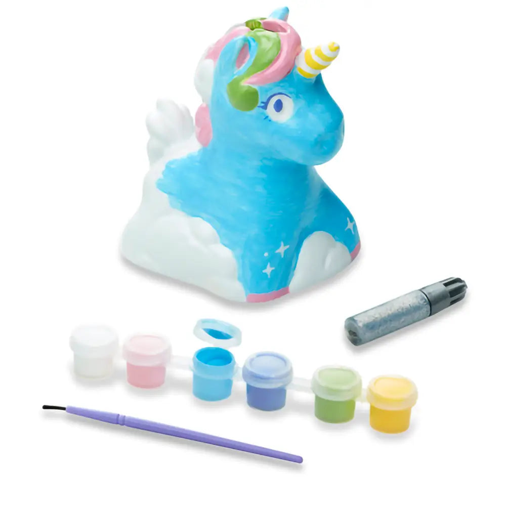 Melissa and Doug Created by Me! Unicorn Bank Resin Paint Set