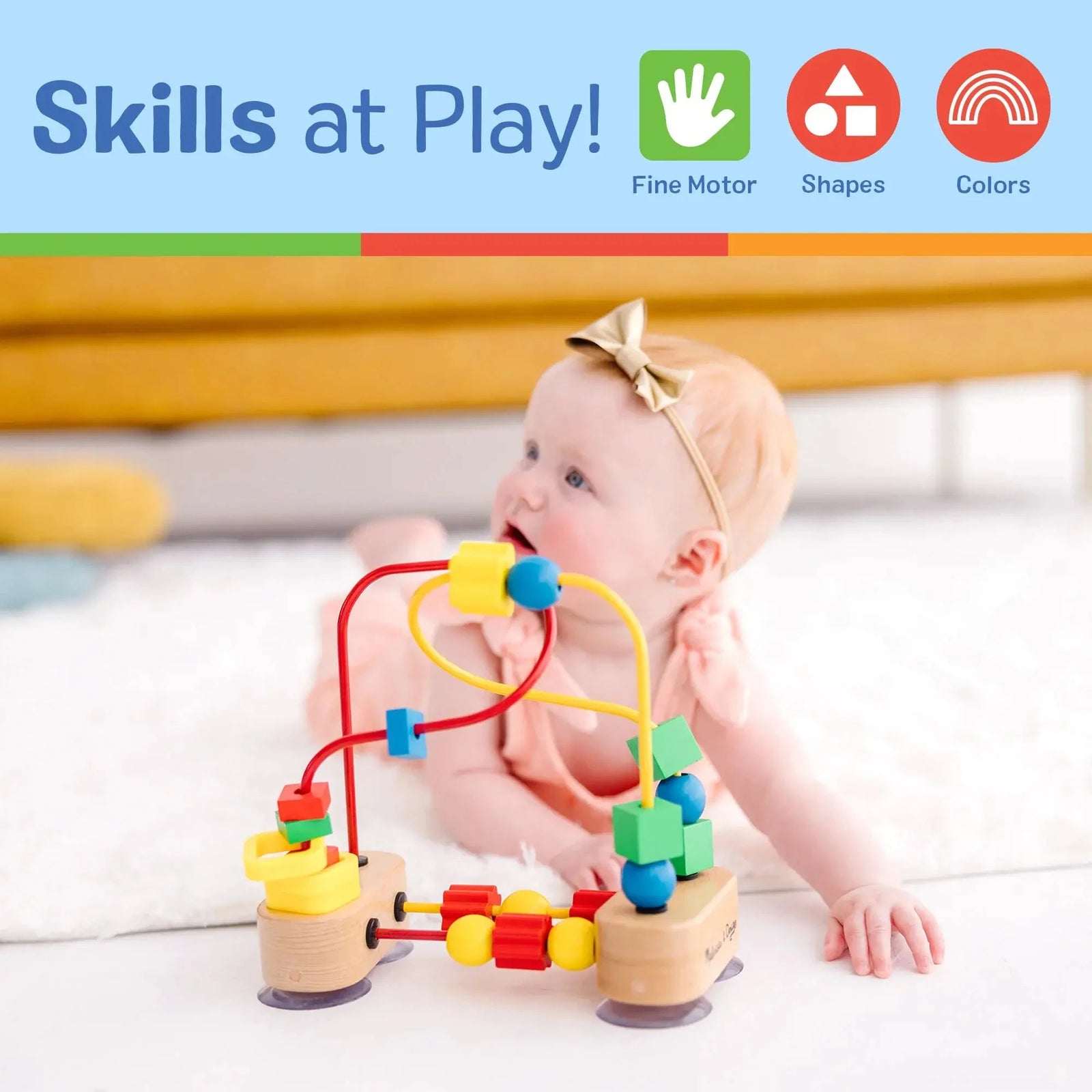 Melissa and Doug First Bead Maze Classic Toy