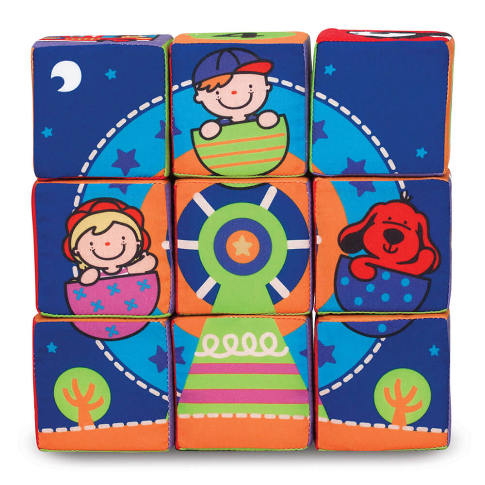 Melissa and Doug K’s Kids Match & Build Soft Blocks