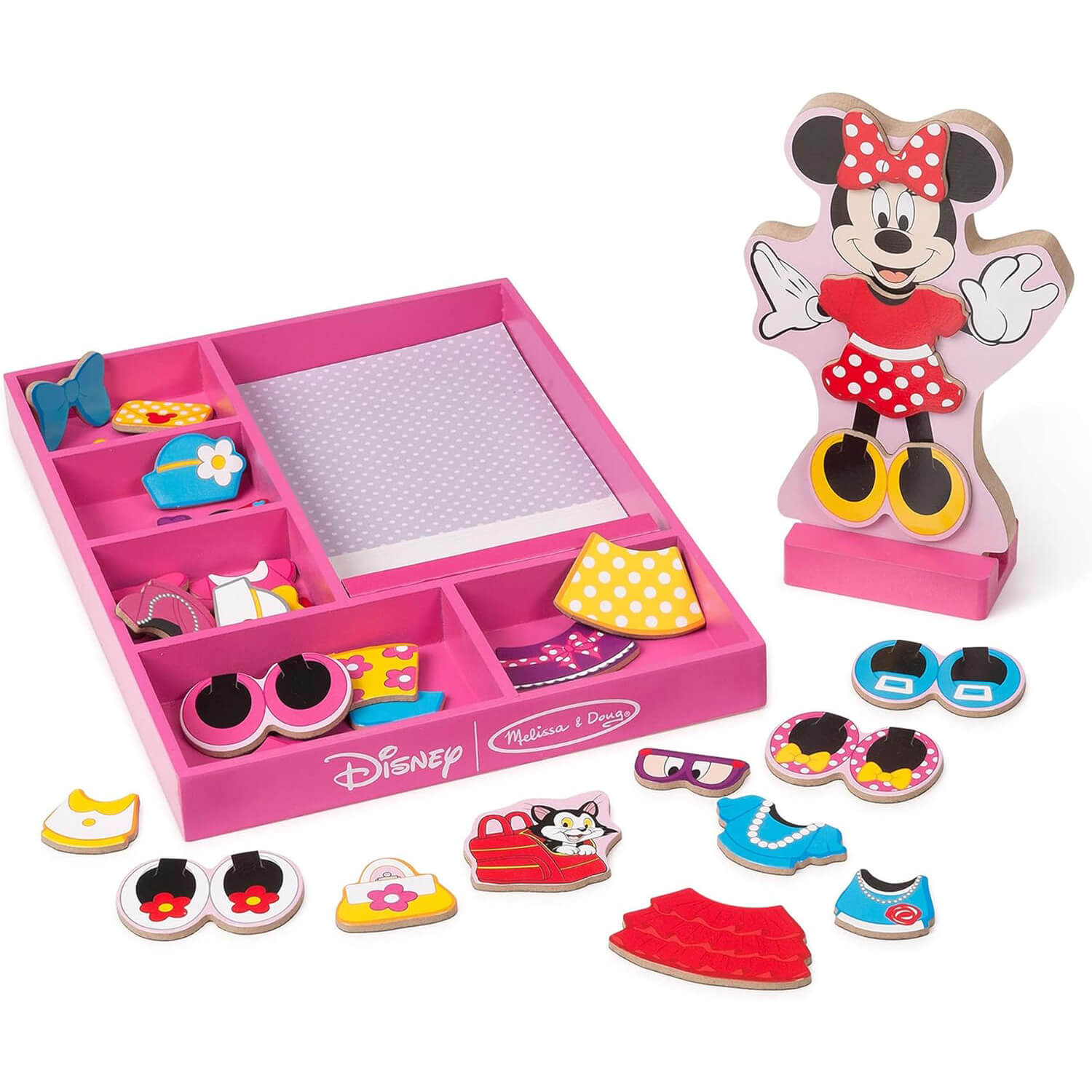 Melissa and Doug Minnie Wooden Magnetic Dress Up
