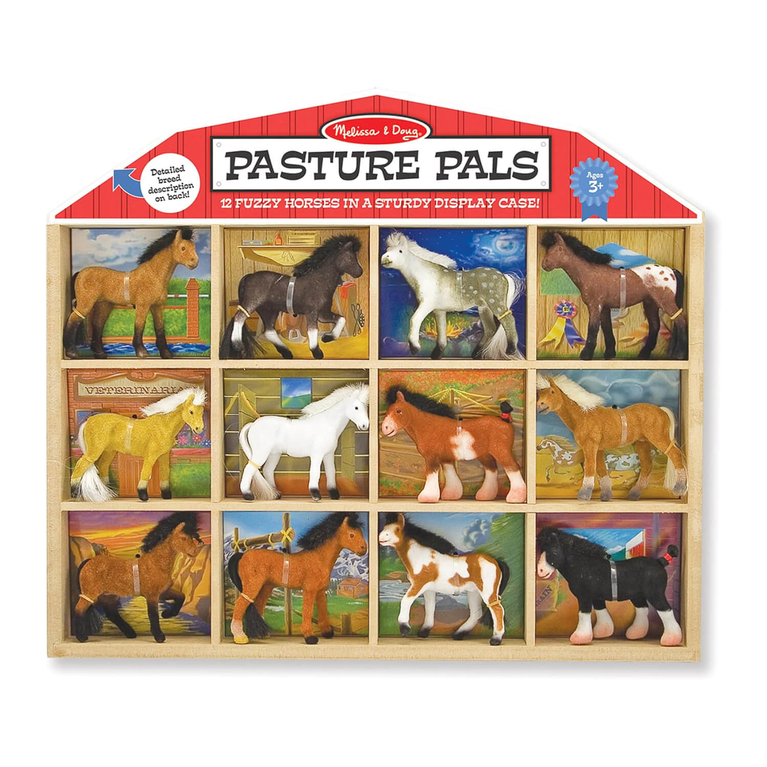 Melissa and Doug Pasture Pals Collectable Horses Set packaging