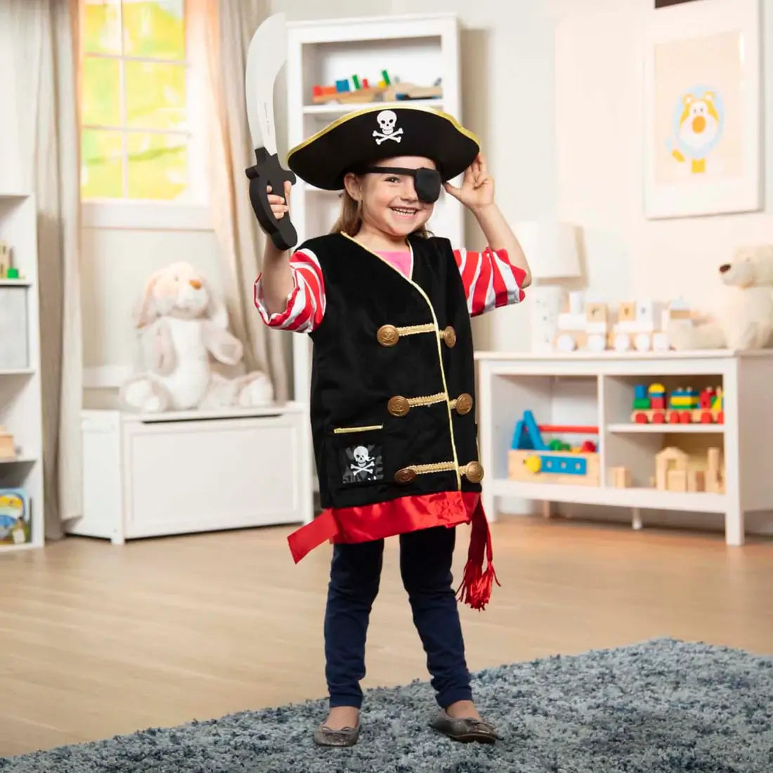 Melissa and Doug Pirate Role Play Costume Set