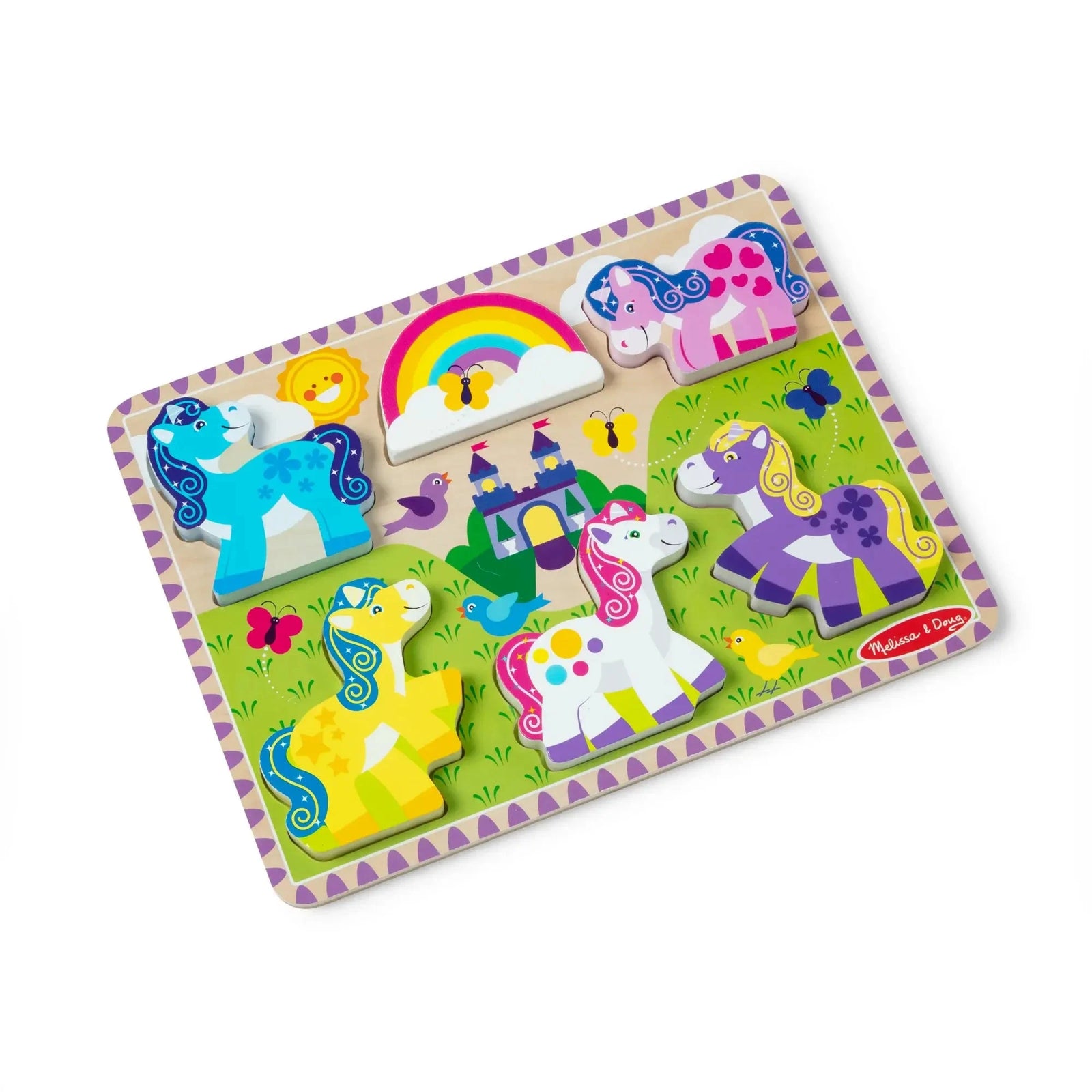 Melissa and Doug Unicorn 6-Piece Chunky Puzzle