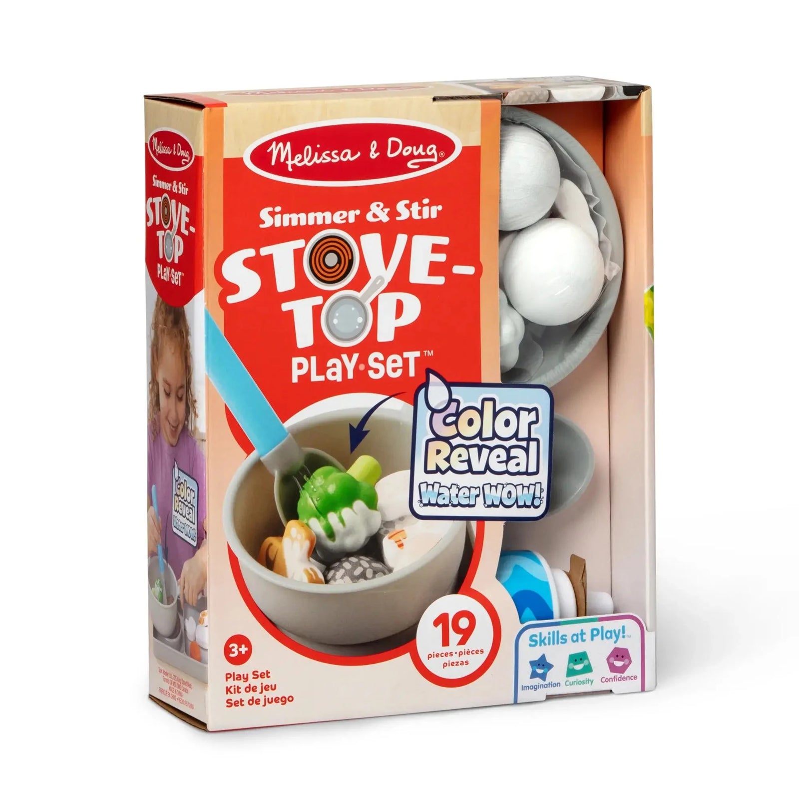 Melissa and Doug Water WOW! Simmer & Stir Stove Top Play Set