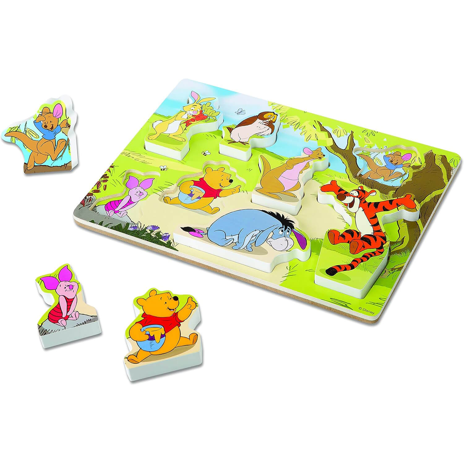 Melissa and Doug Winnie the Pooh Wooden Chunky Puzzle