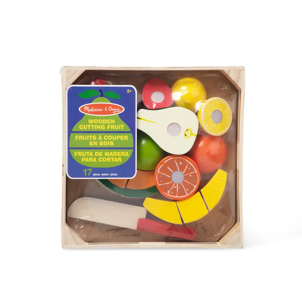 Melissa and Doug Wooden Cutting Fruit Play Food