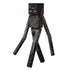 Minecraft Enderman action figure right angled view shows elongated limbs, smooth matte plastic finish, dark swirling texture, and minimal facial features, capturing the eerie silhouette and game-accurate appearance of the Enderman.
