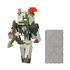 Minecraft Redstone Charged Bogged action figure in pale bone, moss green, and dark green matte plastic, showing the blocky Bogged mob holding a pixel-style bow beside a gray redstone charger block on a clean white background.