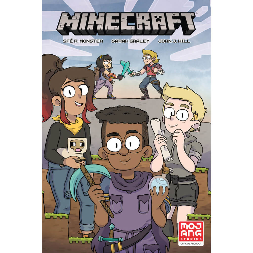 Minecraft Volume 1 (Graphic Novel) (Paperback) - front book cover.