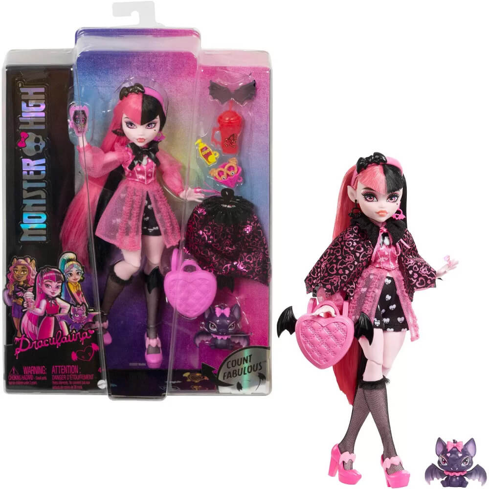 Monster High Draculaura Doll and package