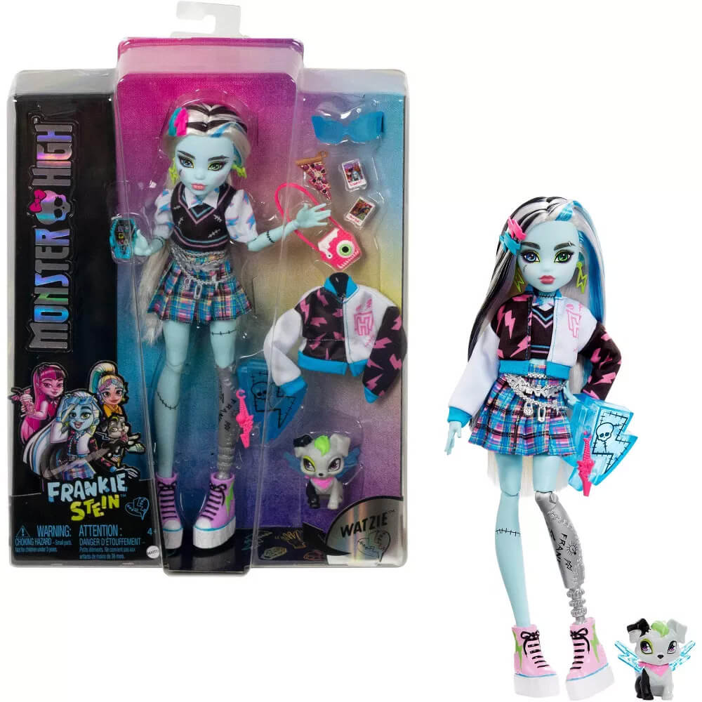 Monster High Frankie Doll package and doll