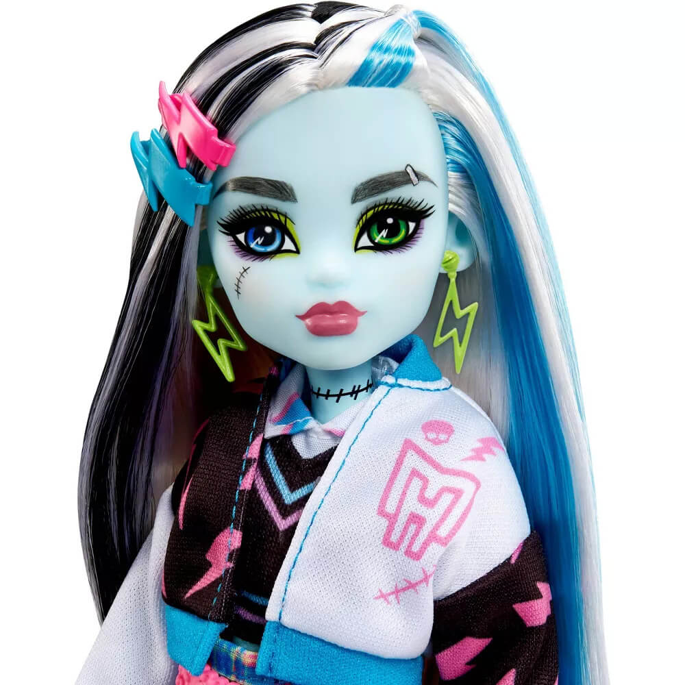 Monster High Frankie Doll close up