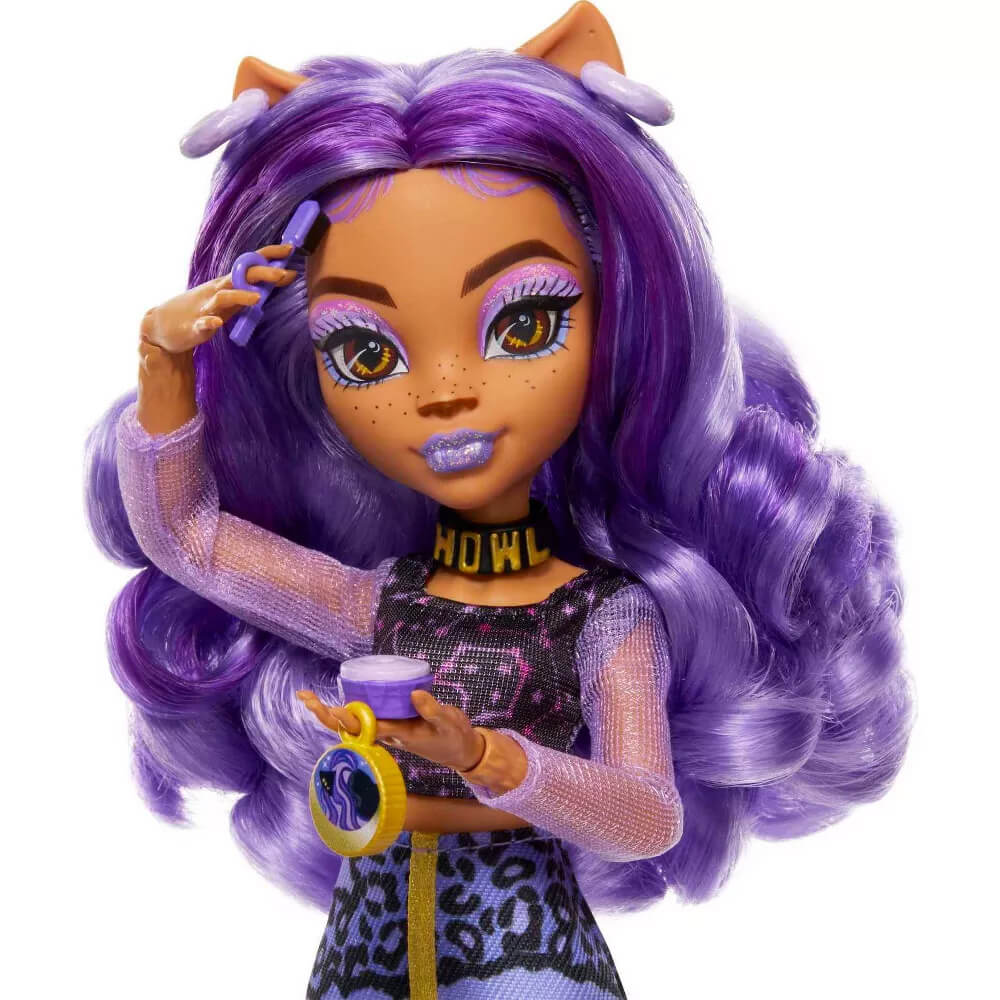 Monster High Clawdeen Wolf 13 wishes Doll with Dress From Mattel Nice Hair