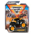 Monster Jam JCB Digatron 1:64 scale diecast truck in its stadium-style packaging, showing black and orange body, JCB logos, and bright orange wheel hubs.