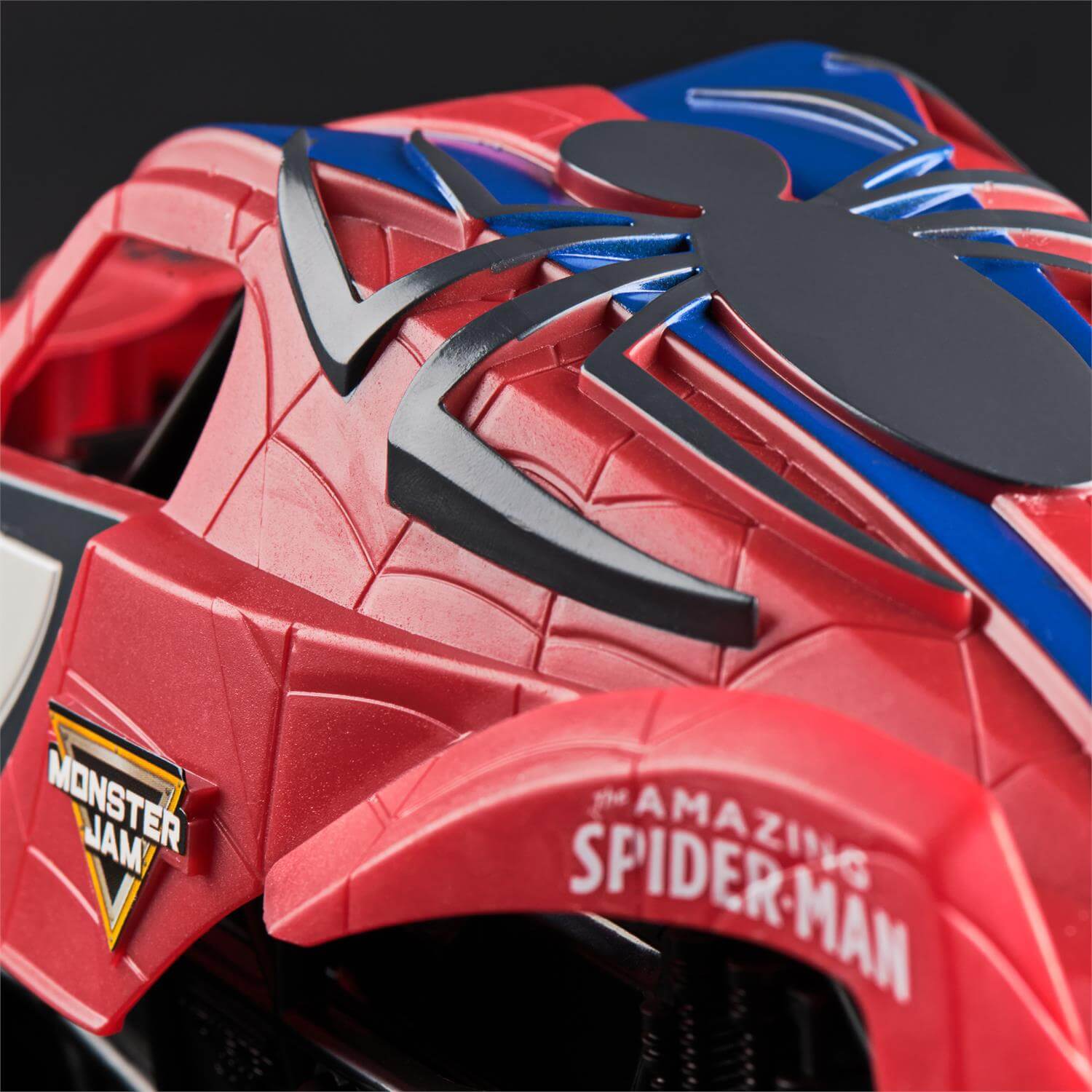 Monster Jam Marvel Spider-Man 1:24 Scale RC Monster Truck close up top