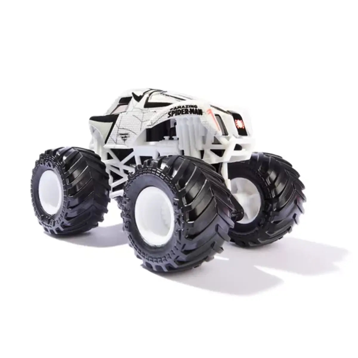 Monster Jam Marvel The Amazing Spider-Man 1:64 Scale Diecast Monster Truck Vehicle side view