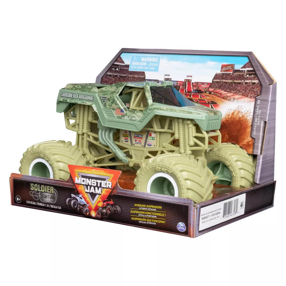 Monster Jam Soldier Fortune 1:24 Scale Monster Truck