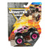 Front packaging of Monster Jam Stone Crusher Danger Divas toy truck with collectible display box, Monster Jam branding, action graphics, and pink truck visible in clear casing.