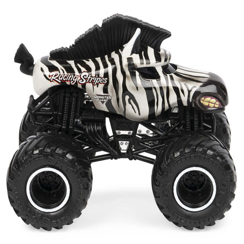 Monster Jam True Metal Racing Stripes 1:64 Scale Vehicle