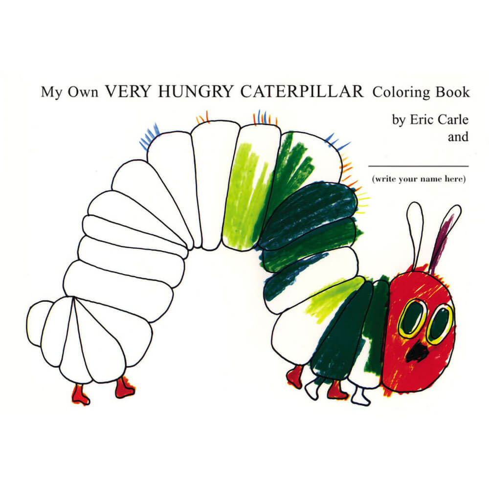 My Own Very Hungry Caterpillar Coloring Book (Paperback) - Front book cover.