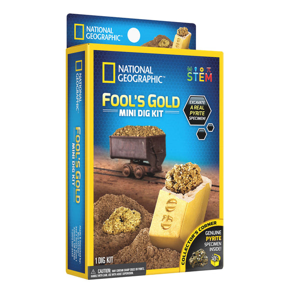National Geographic Mini Dig Fool's Gold Kit – Maziply Toys
