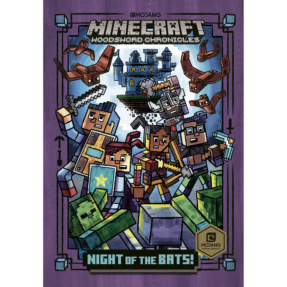 Night of the Bats! (Minecraft Woodsword Chronicles #2) (Hardcover) front cover