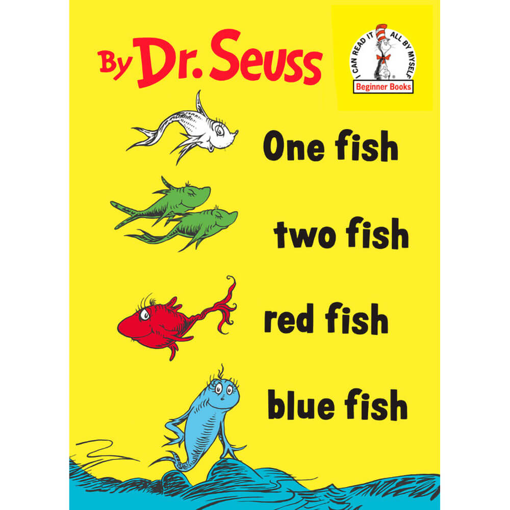 One Fish Two Fish Red Fish Blue Fish (Hardcover) front book cover
