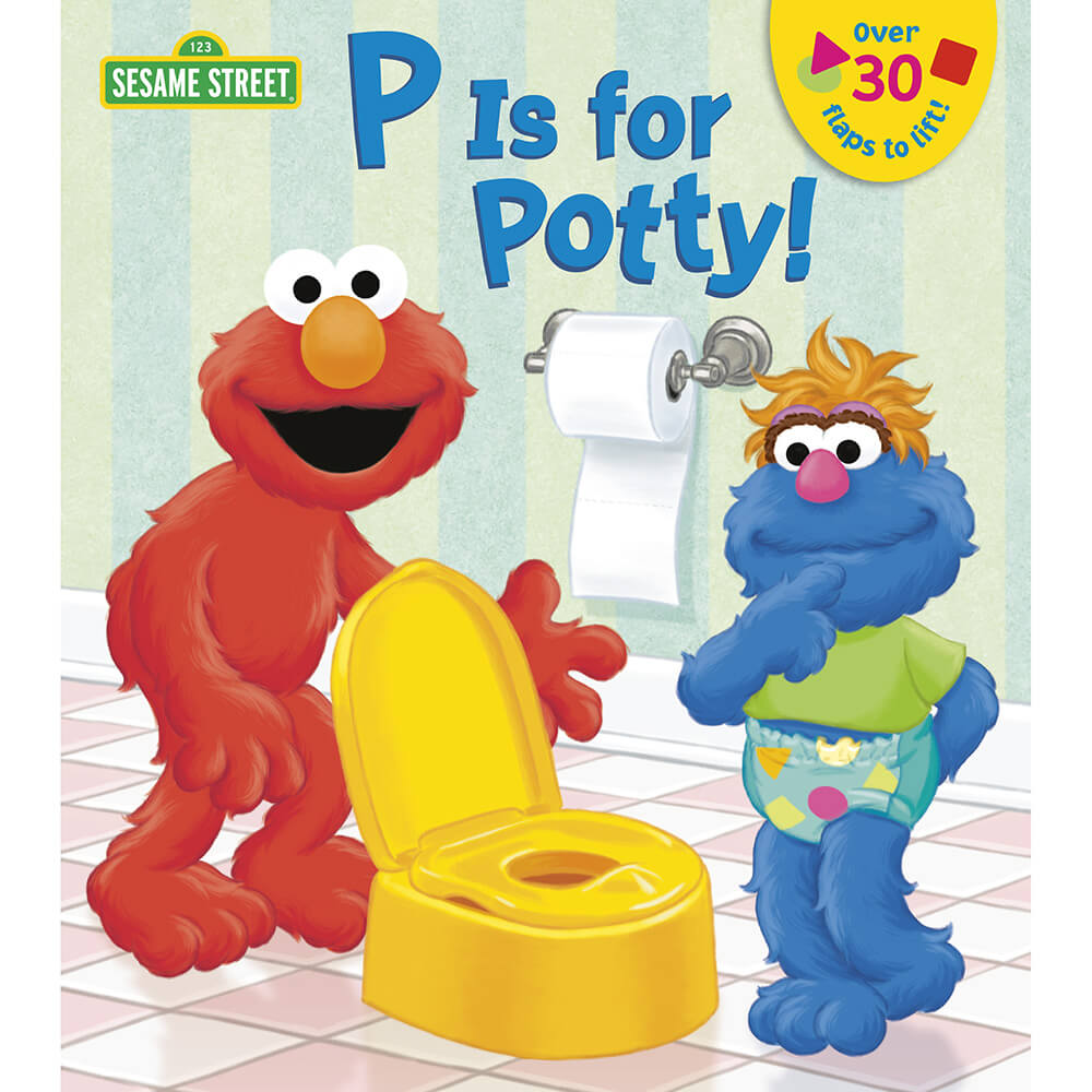 P is for Potty! (Sesame Street) (Board Book) front cover