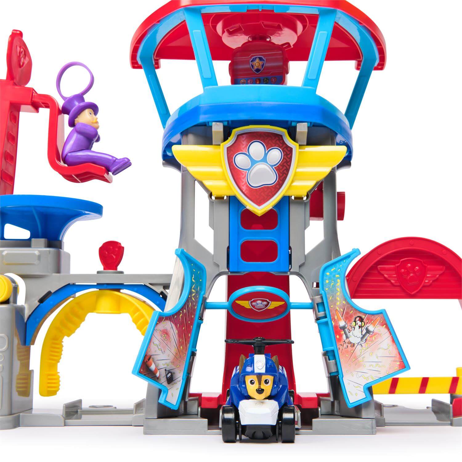 PAW Patrol Air Rescue Pup Squad Adventure Bay Airport Playset close up of front of the playset