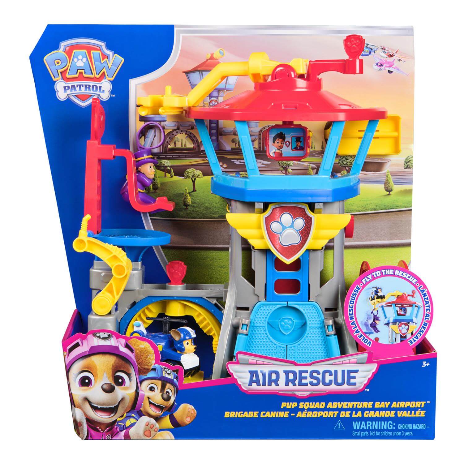 PAW Patrol Air Rescue Pup Squad Adventure Bay Airport Playset packaging