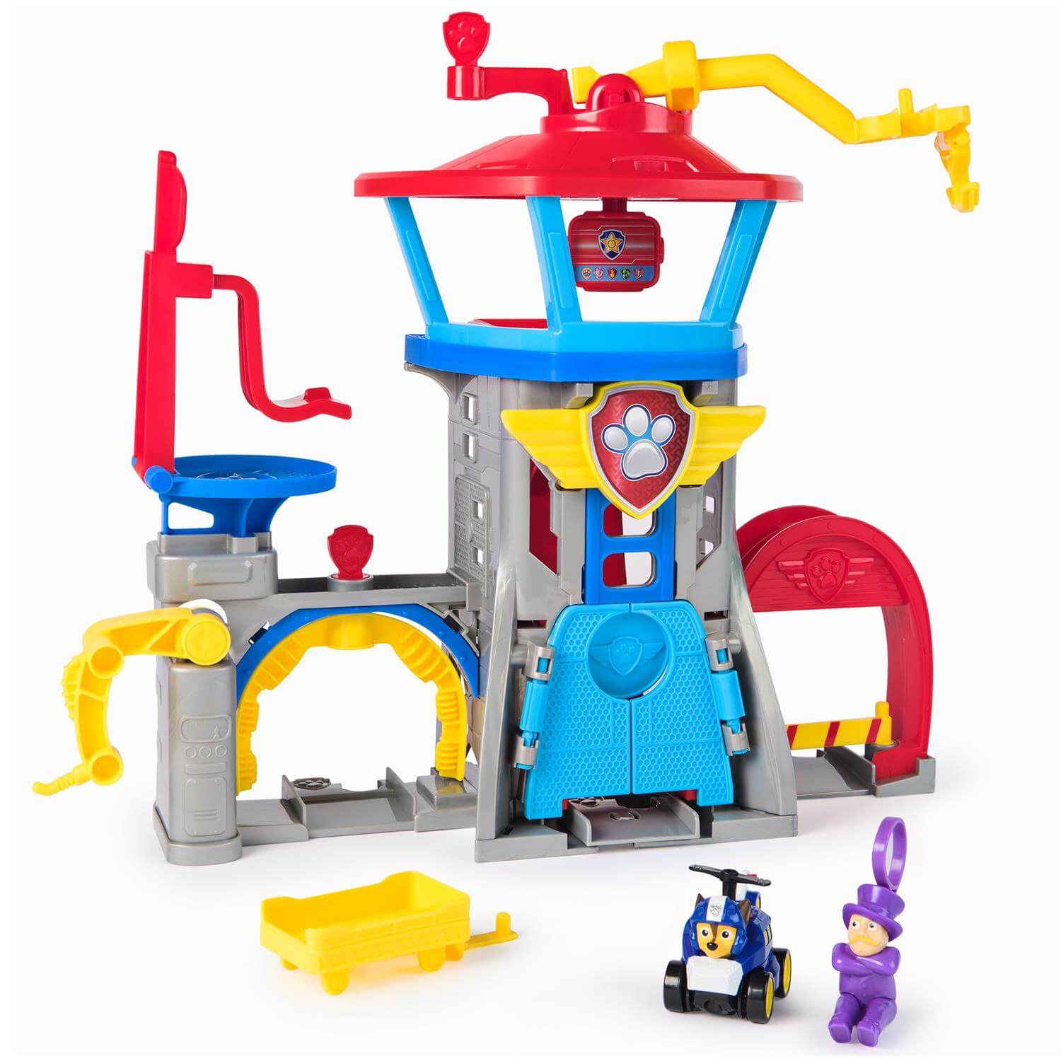 PAW Patrol Air Rescue Pup Squad Adventure Bay Airport Playset with pieces that are included