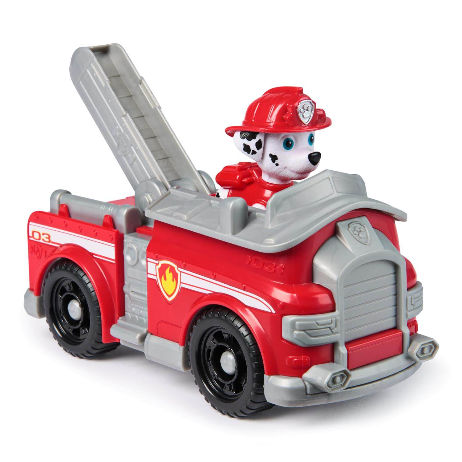 PAW Patrol Marshall's Firetruck Vehicle Figure Set diagonal view