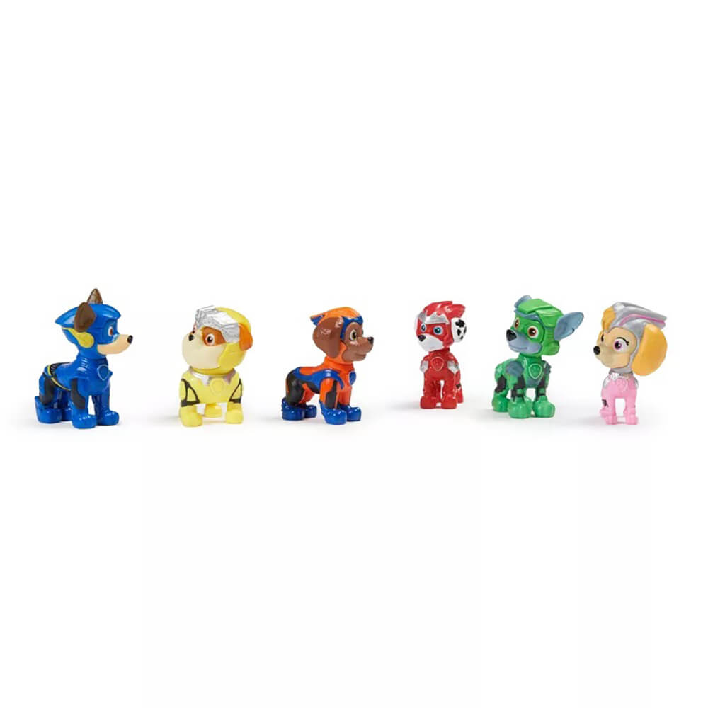 PAW Patrol Mighty Movie Figures – 2.5" Mighty Pups Chase, Skye, Rocky (Used, Flaws)