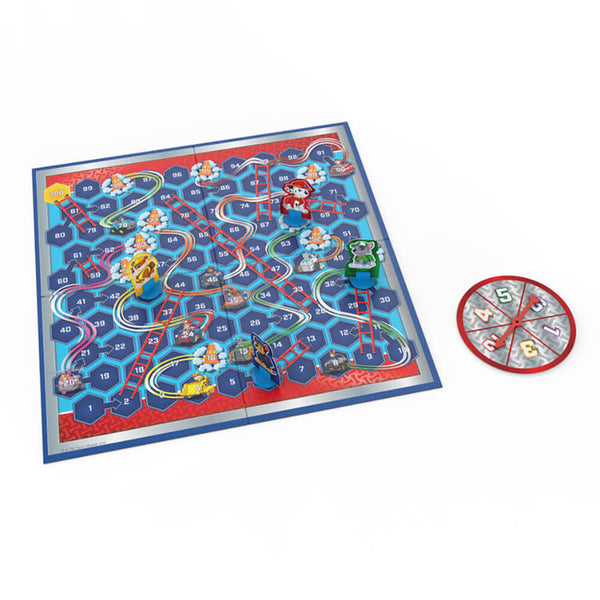 Paw Patrol Pups 'n' Ladders: Il Gioco Dell'oca Dei Cuccioli! Una Versione Speciale Di Snakes And Ladders Con Chase, Marshall E La Squadra. Perfetto Per Bambini Dai 4 Anni.