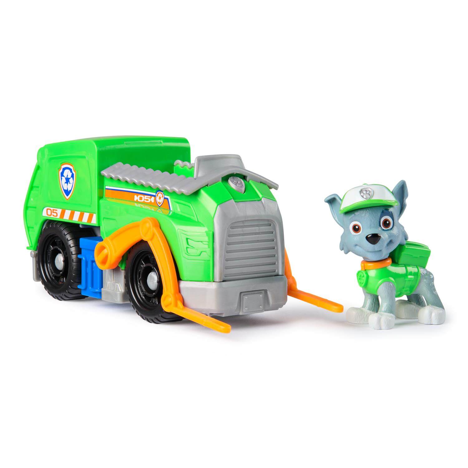 PAW Patrol Rocky's Recycling Truck Vehicle Figure Set
