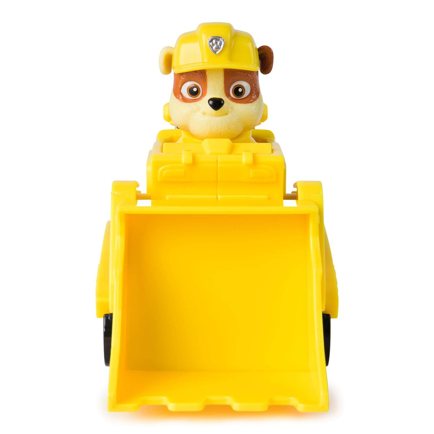 PAW Patrol Rubble's Bulldozer Vehicle Figure Set front view