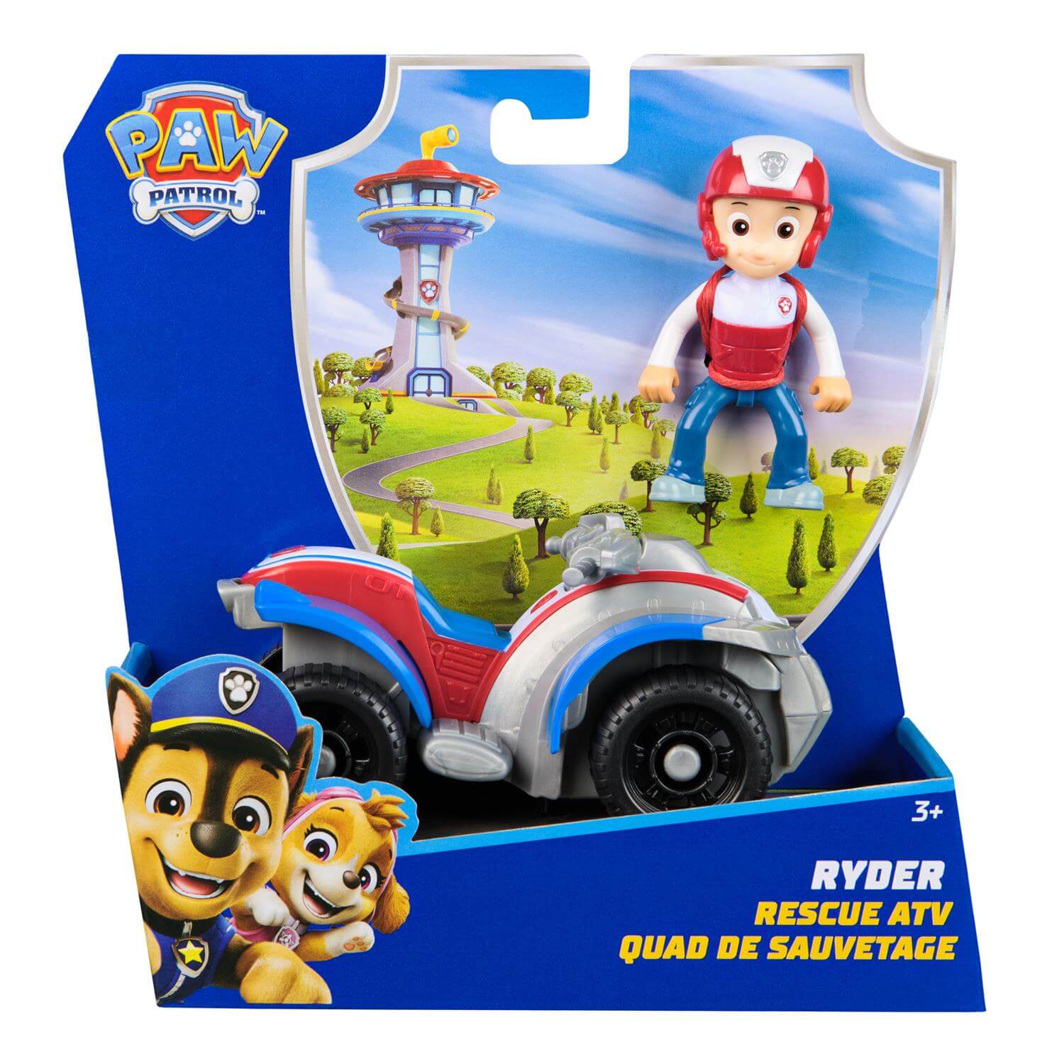 PAW Patrol Ryder's ATV Vehicle Figure Set and packaging